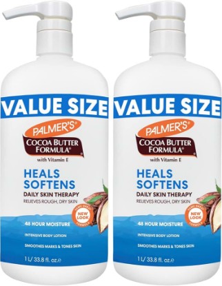 Picture of Palmer's Cocoa Butter Formula Daily Skin Therapy Body Lotion, Pump Bottle, 33.8 Ounces (Pack of 2)
