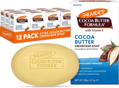 Picture of Palmer's Cocoa Butter Formula with Vitamin E Daily Skin Therapy Formula Cream Soap, 3.5 Ounces (Pack of 12)