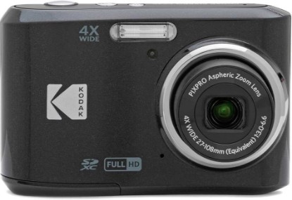 Picture of Kodak PIXPRO FZ45 Digital Camera, 16MP Point & Shoot with 4X Optical Zoom, 27mm Wide Angle, 2.7 Inch LCD, 1080p Video, Black