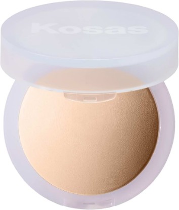 Picture of Kosas Cloud Set Baked Setting Powder, Face Powder Makeup for Shine Control, Soft Natural Finish, Clean Beauty Formula, Feathery, Sheer Light Medium
