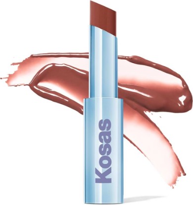 Picture of Kosas Wet Stick Moisturizing Shiny Sheer Lipstick with Ceramides, Hyaluronic acid, Peptides and Mango Butter - Soothes, Softens, and Moisturizes Lips – Tropic Bliss