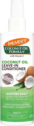 Picture of Palmer's Coconut Oil Formula Moisture Boost Leave-In Conditioner Spray, Instantly Detangle, Hydrate and Strengthen Textured and Curly Hair, 8.5 Ounce