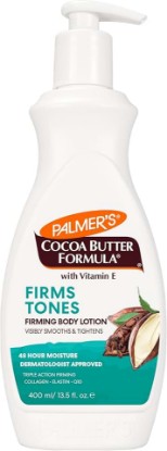 Picture of Palmer's Cocoa Butter Formula Skin Firming Body Lotion, Toning & Tightening Cream with Q10, Collagen & Elastin, Pump Bottle, 13.5 Oz.