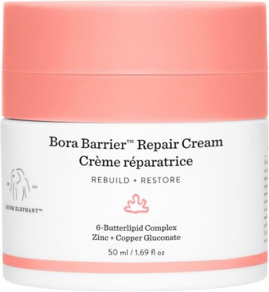 Picture of Drunk Elephant Bora Barrier Repair Cream - Ultra-Rich Moisturizer - Clean Clinical Skincare - Cruelty-Free - Dermatologist-Tested - Free of Essential Oils, Silicones, and Fragrance