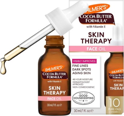 Picture of Palmer's Cocoa Butter Formula Moisturizing Skin Therapy Oil for Face with Vitamin E, C & 10 Pure Facial Oils Blend, Rosehip Oil Fragrance, 1 Ounce