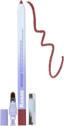 Picture of Kosas Hotliner Retractable Lip Liner Pencil with Built-In Brush & Sharpener - Easy Contouring, Hydrating, Long-Lasting - Pigmented Creamy Texture for Plumping Lips - Hyaluronic Acid & Konjac- Beyond
