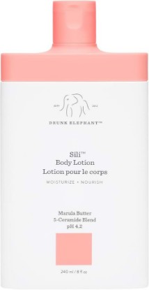 Picture of Drunk Elephant Sili Body Lotion - 240 ml/8 fl oz - Lightweight Daily Lotion - Clean Clinical Skincare - Cruelty-Free - Dermatologist Tested - Free of Essential Oils, Silicones, and Fragrance