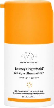 Picture of Drunk Elephant Bouncy Brightfacial - 50 ml/1.69 fl oz - Illuminating Face Mask - Clean Clinical Skincare - Cruelty-Free - Dermatologist-Tested - Free of Essential Oils, Silicones, and Fragrance
