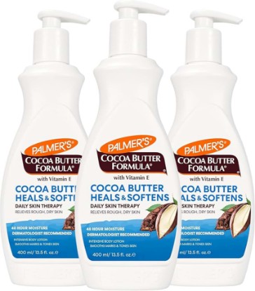 Picture of Palmer's Cocoa Butter Formula Daily Skin Therapy Cocoa Butter Body Lotion for Dry Skin, Hand & Body Conditioner, Pump Bottle,13.5 Oz (Pack of 3)