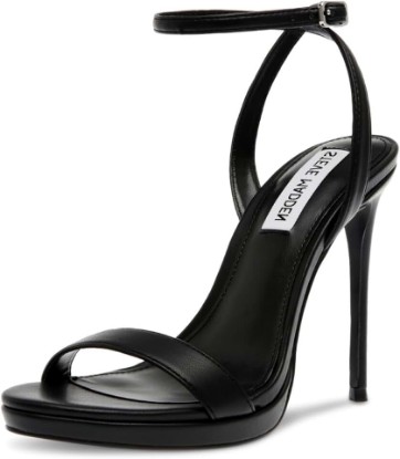 Picture of Steve Madden Wafer 4.5 inch High Heels for Women - Women's Open Toe Stiletto Heels with Ankle Strap