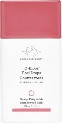 Picture of Drunk Elephant O-Bloos Rosi Drops - 30 ml/1 fl oz - Peachy-Pink Color Serum Drops - Clean Clinical Skincare - Cruelty-Free - Dermatologist-Tested - Free of Essential Oils, Silicones, and Fragrance