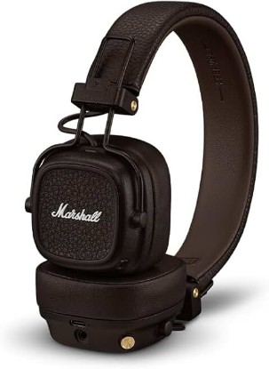 Picture of Marshall Major V On-Ear Wireless Bluetooth Headphones - Brown