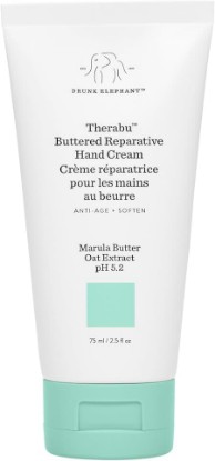 Picture of Drunk Elephant Therabu Buttered Reparative Hand Cream - 75 ml/2.5 fl oz - Hand Lotion - Clean Clinical Skincare - Cruelty-Free - Dermatologist-Tested - Free of Essential Oils, Silicones, and Fragrance