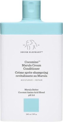 Picture of Drunk Elephant Cocomino Marula Cream Conditioner - 240 ml/8 fl oz - Coconut Amino Acids - Clean Clinical - Sulfate-Free - Cruelty-Free - Dermatologist-Tested - Free of Essential Oils, Silicones, SLS