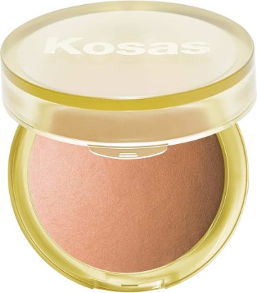 Picture of Kosas Sun Show Glowy Warmth Baked Bronzer - Contouring Powder for Cheekbones, Nose & Jawline - Enriched with Concentrated Fatty Acids - Talc-Free, Vegan & Hypoallergenic - Beachy