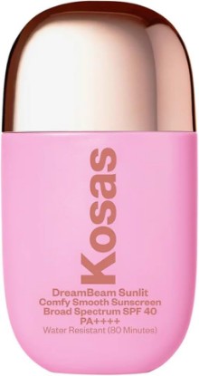 Picture of Kosas DreamBeam SPF 40 Mineral Sunscreen for Face + Makeup Prep – Lightweight Hydrating Sun Protection, 40 ml