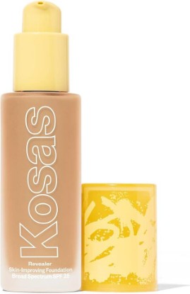 Picture of Kosas Revealer Liquid Foundation SPF 25 – Medium Buildable Coverage, Hydrating Natural Glow Finish, Light Medium Neutral 200