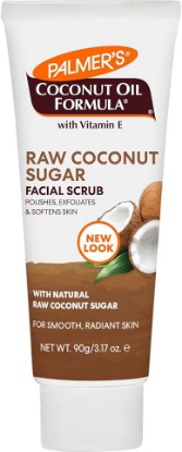 Picture of Palmer's Coconut Oil Formula Coconut Sugar Facial Scrub Exfoliator, Face Scrub to Gently Exfoliate Away Dirt and Dead Skin Cells with Chamomile to Soften & Calm, 3.17 Ounces (Pack of 1)