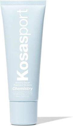 Picture of Kosas Chemistry Deodorant - Aluminium and Baking Soda Free + BO-Fighting AHA Serum that Exfoliates, Softens, and Nourishes the Skin, (Beachy Clean)