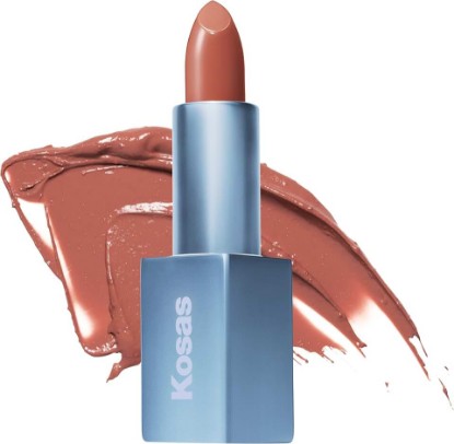 Picture of Kosas Weightless Lip Color Nourishing Satin Lipstick - High Impact Lip Color with Clean Formula - Comfy Feel & Soft Finish - High Cut