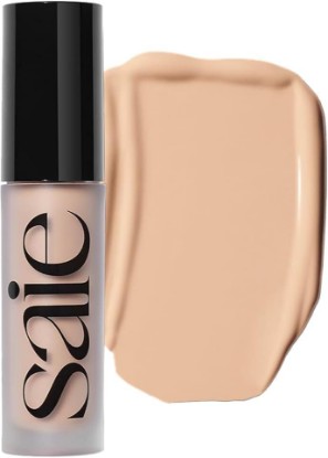 Picture of Saie Slip Tint Radiant Cream Concealer & All-Over Face Makeup - Concealer for Dark Circles, Redness & Blemishes - Lightweight Makeup Made with Hydrating Hyaluronic Acid - Shade 6 (0.17 oz)