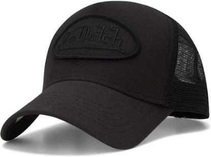 Picture of Von Dutch Unisex Trucker Hat - Retro Classic Solid Color Mesh Back Snapback Baseball Cap for Men & Women.