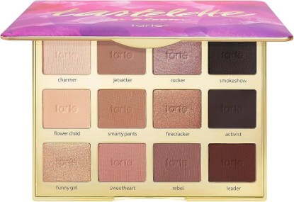 Picture of tarte tartelette in bloom Amazonian clay palette – Full-Size Eyeshadow Palette with Neutral Matte & Shimmer Finish, Longwear Buildable Makeup, Vegan & Cruelty-Free