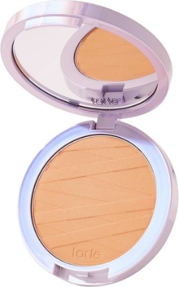 Picture of tarte face tape pressed powder – Medium-Coverage Waterproof Powder with Hyaluronic Acid, Snow Mushroom & Peptides to Smooth & Set Makeup, Lightweight, Vegan & Cruelty Free