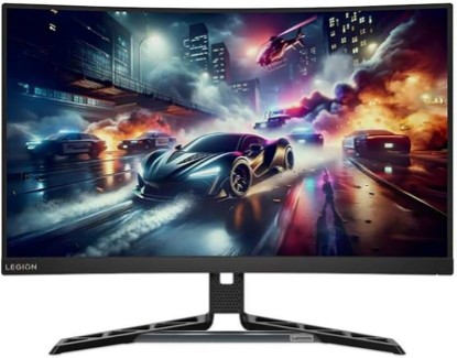 Picture of Lenovo Legion R27qc-30 27" Class WQHD Curved Screen Gaming LED Monitor - 16:9 - Raven Black