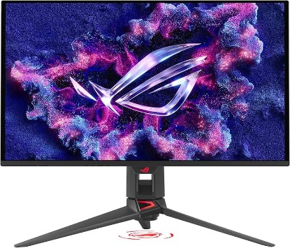 Picture of ASUS ROG Swift 27” 4K QD-OLED Gaming Monitor (PG27UCDM) - 240Hz, 0.03ms, Custom Heatsink, Neo Proximity Sensor, G-SYNC Compatible, 99% DCI-P3 (Renewed)