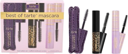 Picture of tarte best of tarte mascara trio set – Featuring Tartelette Tubing for Volume & Length, Smudge-Proof Longwear, Flake-Free, Easy to Remove, Cruelty-Free, travel size, black