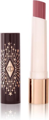 Picture of Charlotte Tilbury Hyaluronic Happikiss Lipstick Balm - High-Shine, Hydrating Lipstick Balm with Dewy, Juicy Color - Leaves Lips Fuller-Looking, Plump & Nourished - Pillow Talk