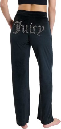 Picture of Juicy Couture Women's Velvet Fleece Lounge Pajama Pant with Rhinestones