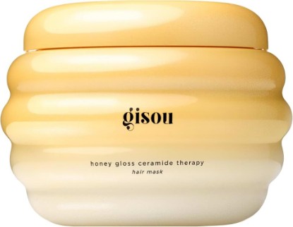 Picture of Gisou Honey Gloss Ceramide Therapy Hair Mask – Deep Repair & Hydration with Mirsalehi Honey, Ceramides & Hyaluronic Acid, 7.8 fl oz