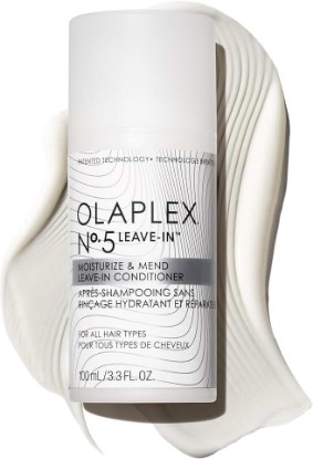 Picture of Olaplex Nº.5 Leave-In Conditioner: Moisturizes & Mends Split Ends | Reduces Breakage & Repairs, Protects Damaged Hair | For Coily, Curly, Straight, and Wavy, Stocking Stuffers, 100 mL / 3.3 Fl. Oz.
