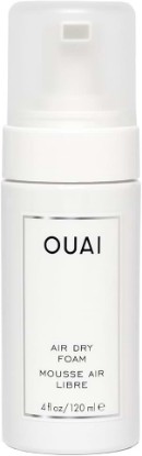 Picture of OUAI Air Dry Foam - Hair Mousse for Curly Hair & Beach Waves - Conditioning & Detangling With Kale and Carrot Extract - Paraben, Phthalate and Sulfate Free (4 Oz)