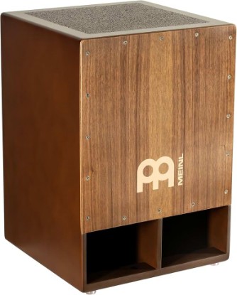Picture of Meinl Jumbo Bass Subwoofer Cajon with Internal Snares - NOT MADE IN CHINA - Walnut Playing Surface, 2-YEAR WARRANTY (SUBCAJ5WN)