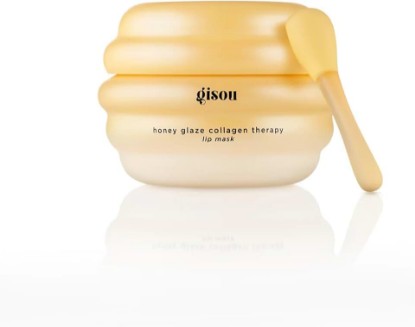 Picture of Gisou Honey Glaze Collagen Therapy Lip Mask - Intense Hydration, Visible Repair & Glazed Shine with Mirsalehi Honey, Collagen Active & Hyaluronic Acid