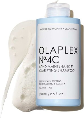 Picture of Olaplex Nº.4C Bond Maintenance™ Clarifying Deep Cleansing Shampoo | Removes Damage Causing Impurities & Buildup | Helps Restore Color vibrancy | For Coily, Curly, Straight, and Wavy