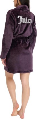 Picture of Juicy Couture Women's Super Soft Luxe Plush Shawl Collar Robe