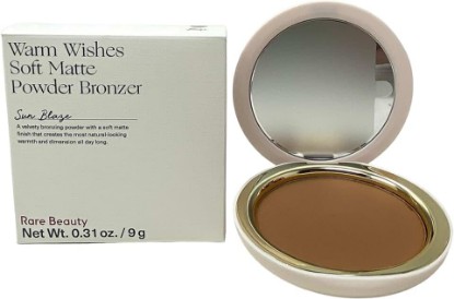 Picture of Rare Beauty Warm Wishes Soft Matte Powder Bronzer - Sun Blaze - (tan with neutral warm undertone) 0.31 oz/9 g