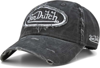 Picture of Von Dutch Men & Womens Baseball Caps - Breathable Adjustable Snapback Soft Cotton Canvas Curved Brim Vintage Hat