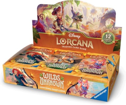 Picture of Ravensburger Disney Lorcana TCG: Wilds Unknown Booster Pack Display - 24 Packs with 12 Trading Cards Each - Ideal for Collectors & Disney Fans - Ideal for Ages 8+