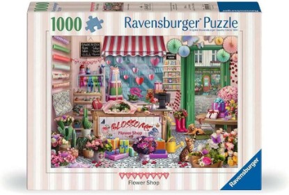 Picture of Ravensburger Blossoms Flower Shop 1000 Piece Puzzle for Adults The Forest Stewardship Council