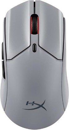 Picture of HyperX Pulsefire Haste 2 Pro 4K Wireless Gaming Mouse for PC, 4k Polling, Rechargeable 90 Hour Battery, Lightweight 61g, 26K Sensor, 2.4GHz, Bluetooth, Slate Grey
