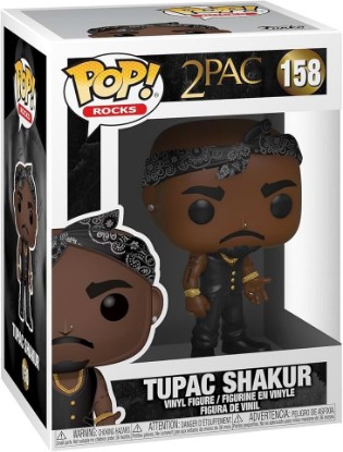 Picture of Funko Pop Rocks: Tupac - Vest with Bandana - Collectable Vinyl Figure - Gift Idea - Official Merchandise - Toys for Kids & Adults - Music Fans - Model Figure for Collectors and Display