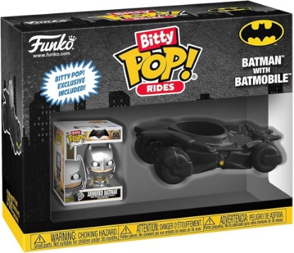 Picture of Funko Pop! Bitty Ride: DC - Batman with Bat Mobile - DC Collectable - Gift Idea - Official Merchandise - Toys for Kids & Adults - for Collectors and Display