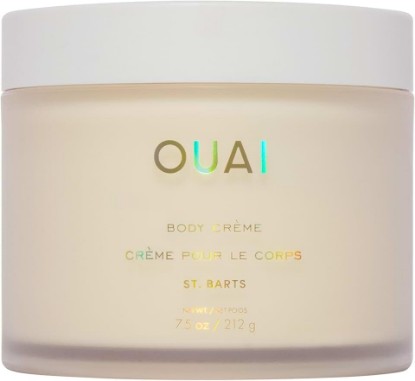 Picture of OUAI Body Cream, St. Barts - Hydrating Whipped Body Cream with Cupuaçu Butter, Coconut Oil and Squalane - Softens Skin and Delivers Healthy-Looking Glow - Sulfate-Free Skin Care (7.5 Oz)