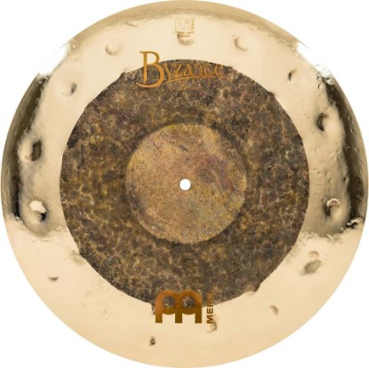Picture of Meinl Cymbals Byzance 18" Dual Crash — MADE IN TURKEY — Hand Hammered B20 Bronze, 2-YEAR WARRANTY, inch (B18DUC)