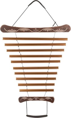 Picture of Meinl Sonic Energy Meditation Flow Chimes for Relaxing Sound Healing with Mallet and Bag, 2-Year Warranty (MFC10DMAB), Bronze